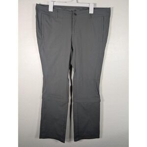 REI Pants Womens 16 Gray Hiking Stretch Nylon Quick Dry Trail Outdoor Travel